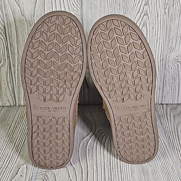 Koolaburra by UGG Shazi Short Chestnut Leather Boots Women Size 6 - Picture 8 of 14